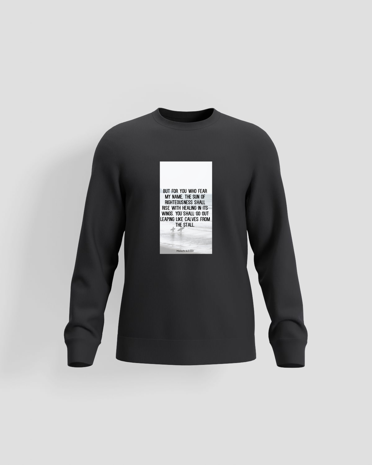 Black Unisex Organic Cotton Sweatshirt – Soft Eco‑Friendly Comfort 59