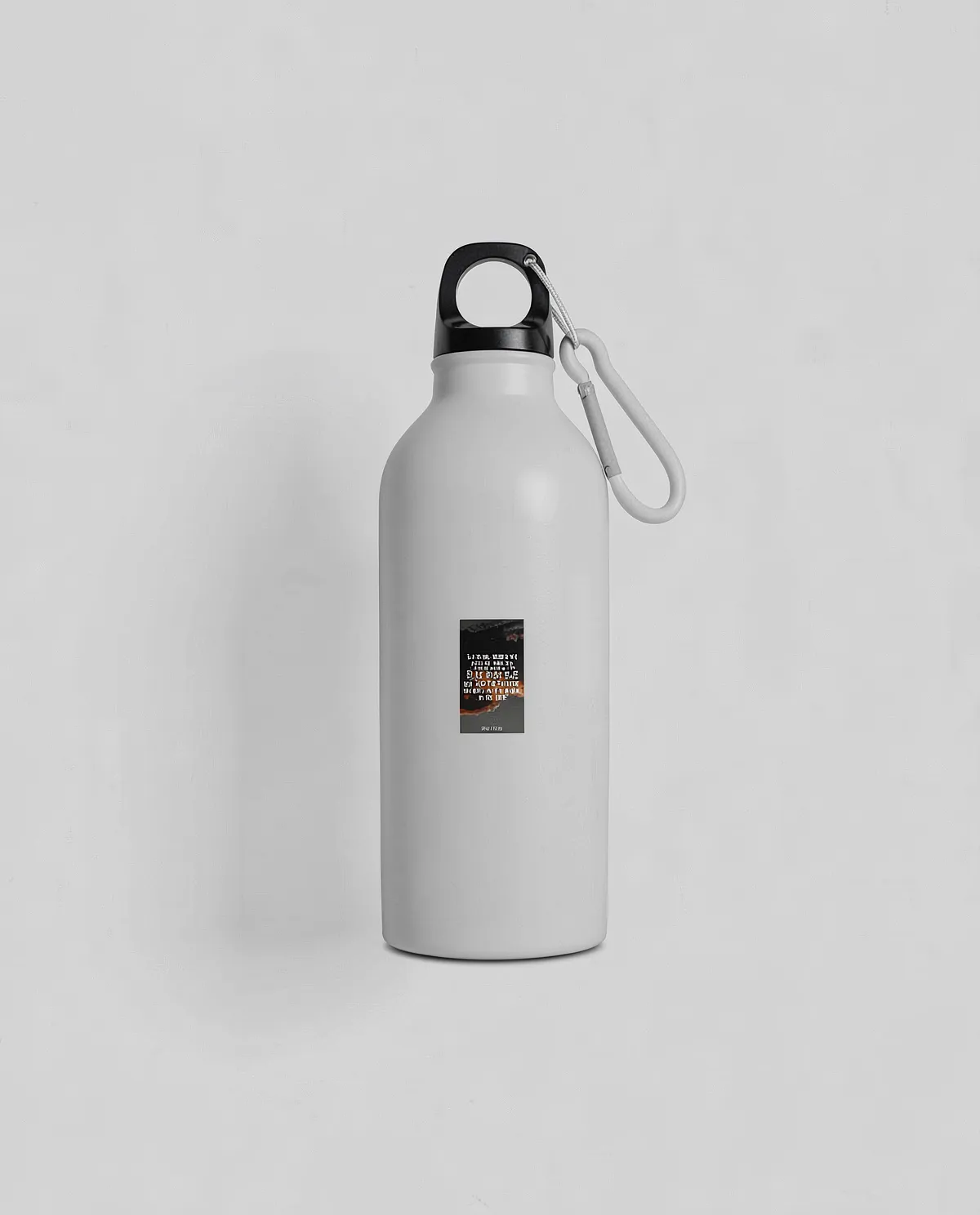 Eco-Friendly Aluminum Water Bottle with Carabiner Clip 0