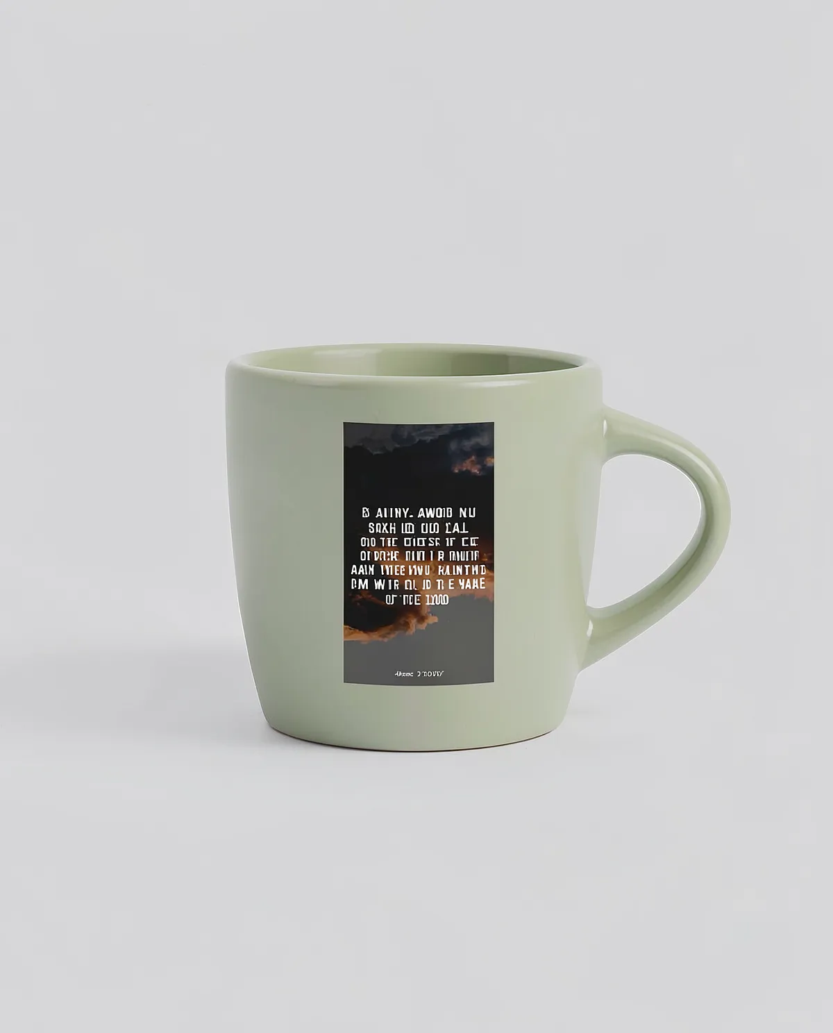 Matte Exterior Ceramic Mug with Glossy Interior Finish 0