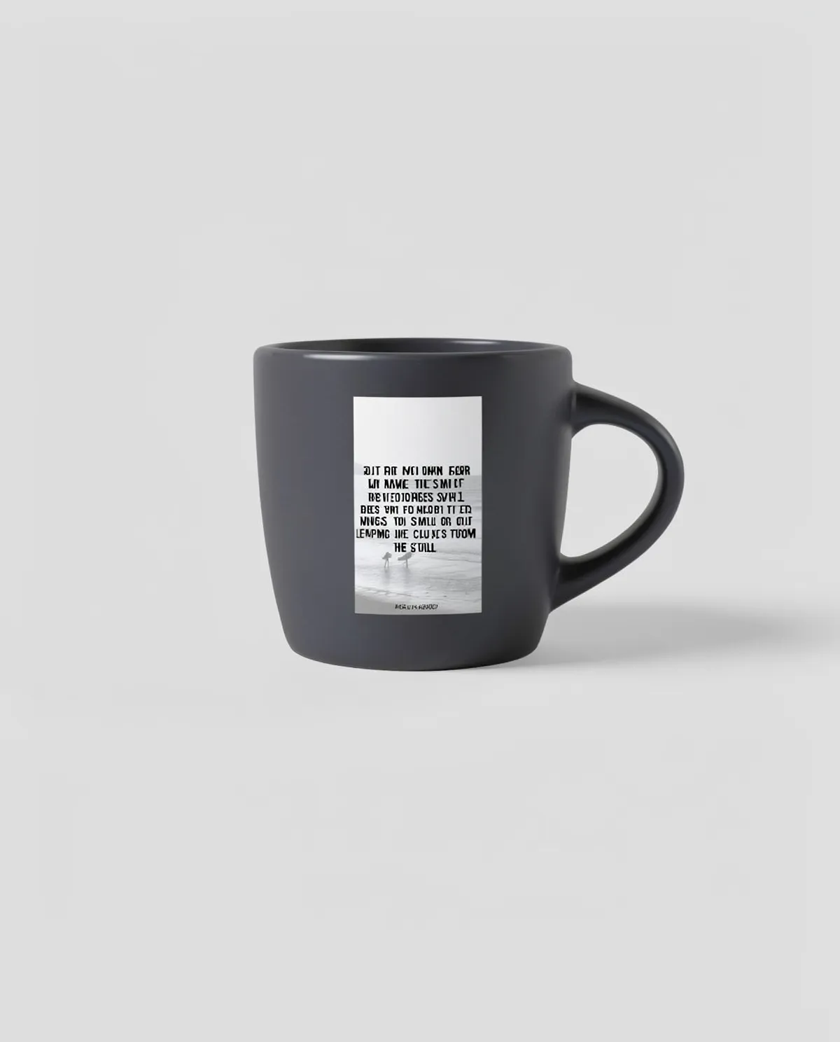 High-Quality Ceramic Mug with Matte Exterior and Glossy Interior 59