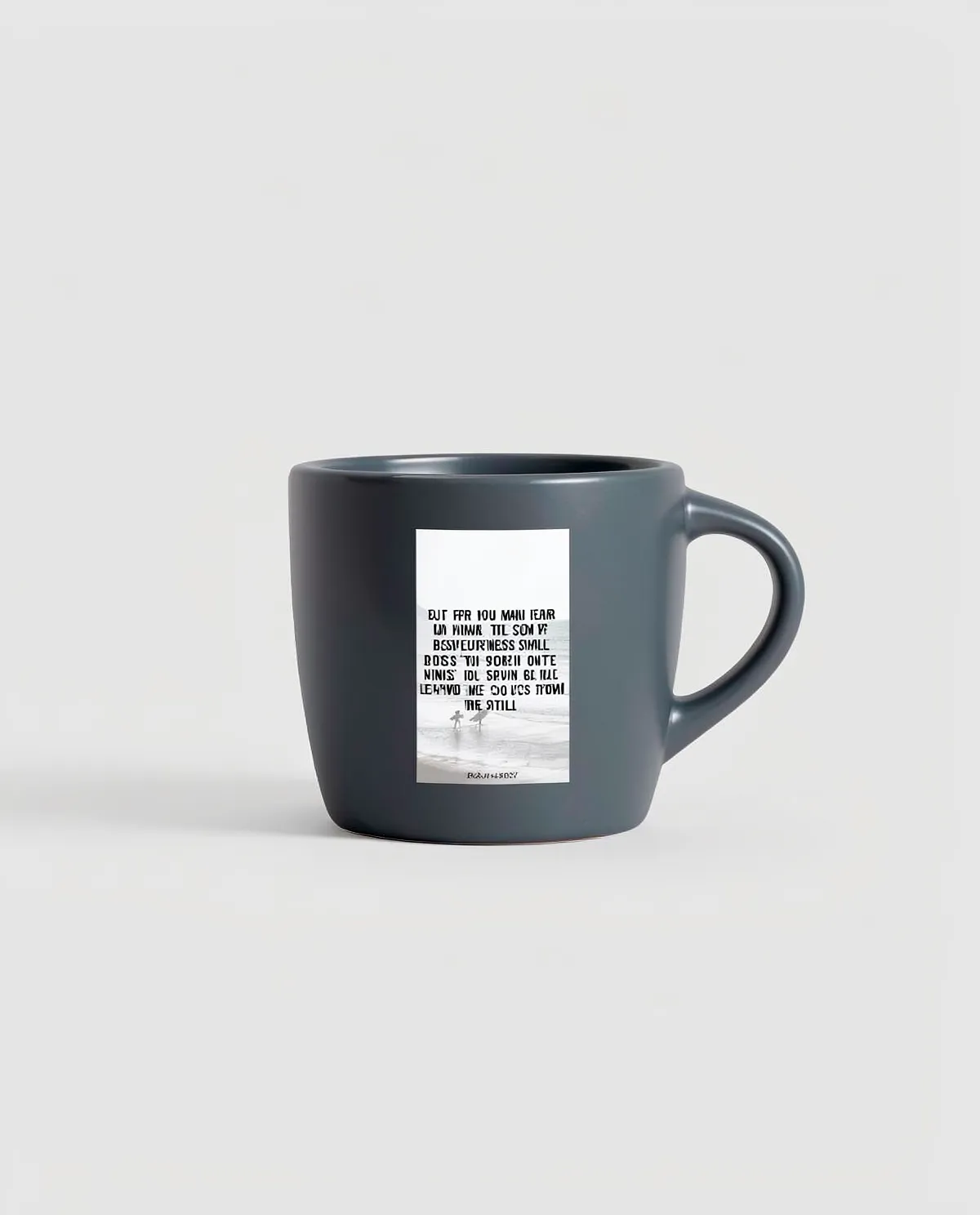 High-Quality Ceramic Mug with Matte Exterior and Glossy Interior 0