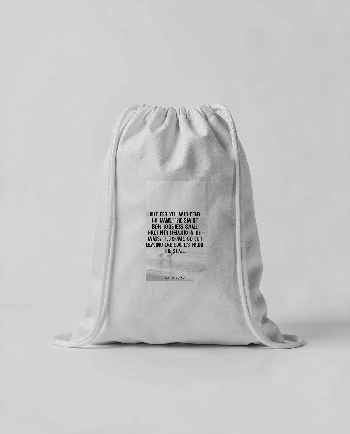 Customizable Gym Drawstring Bag – Smooth Print Surface 0