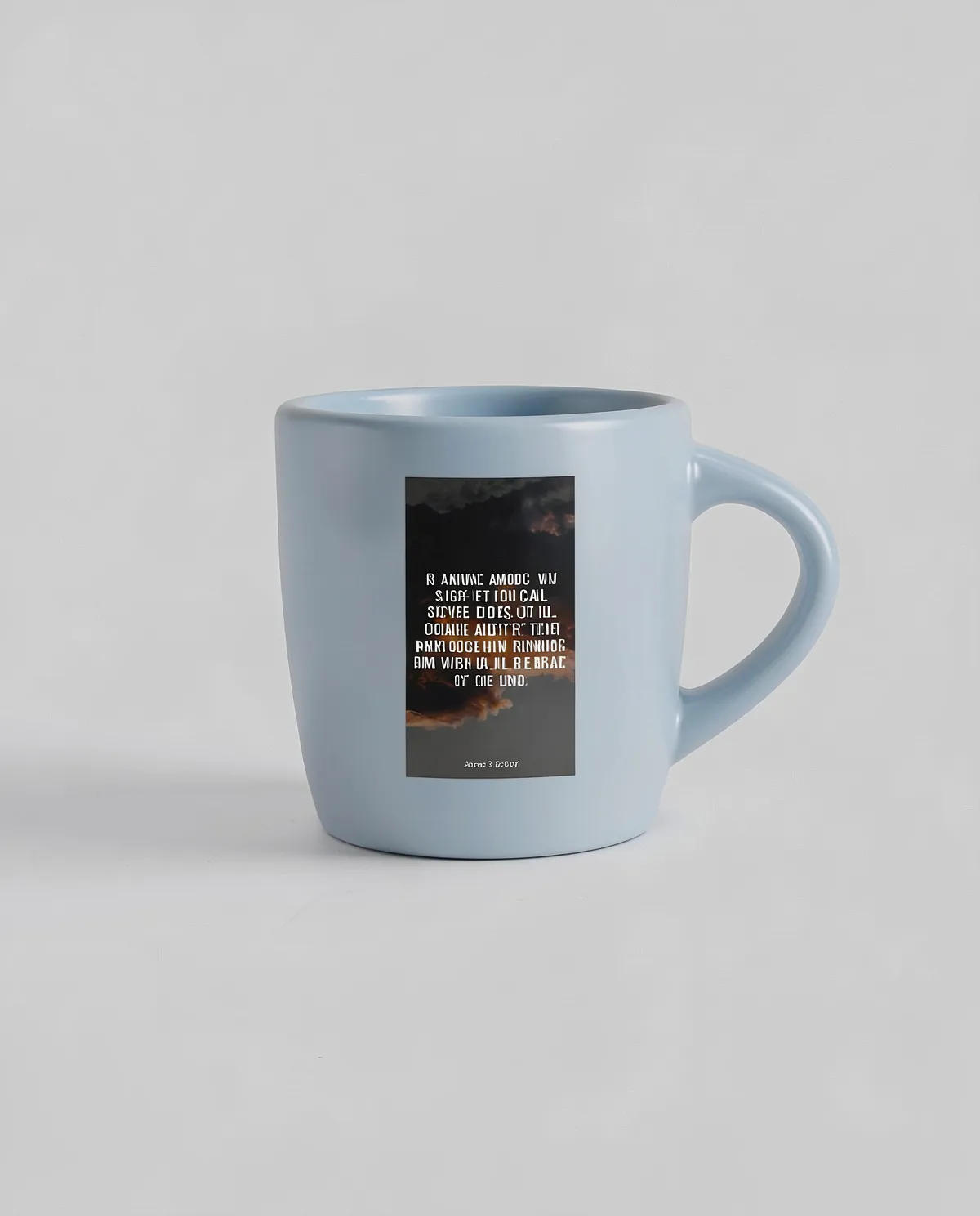 Matte Exterior Ceramic Mug with Glossy Interior 0