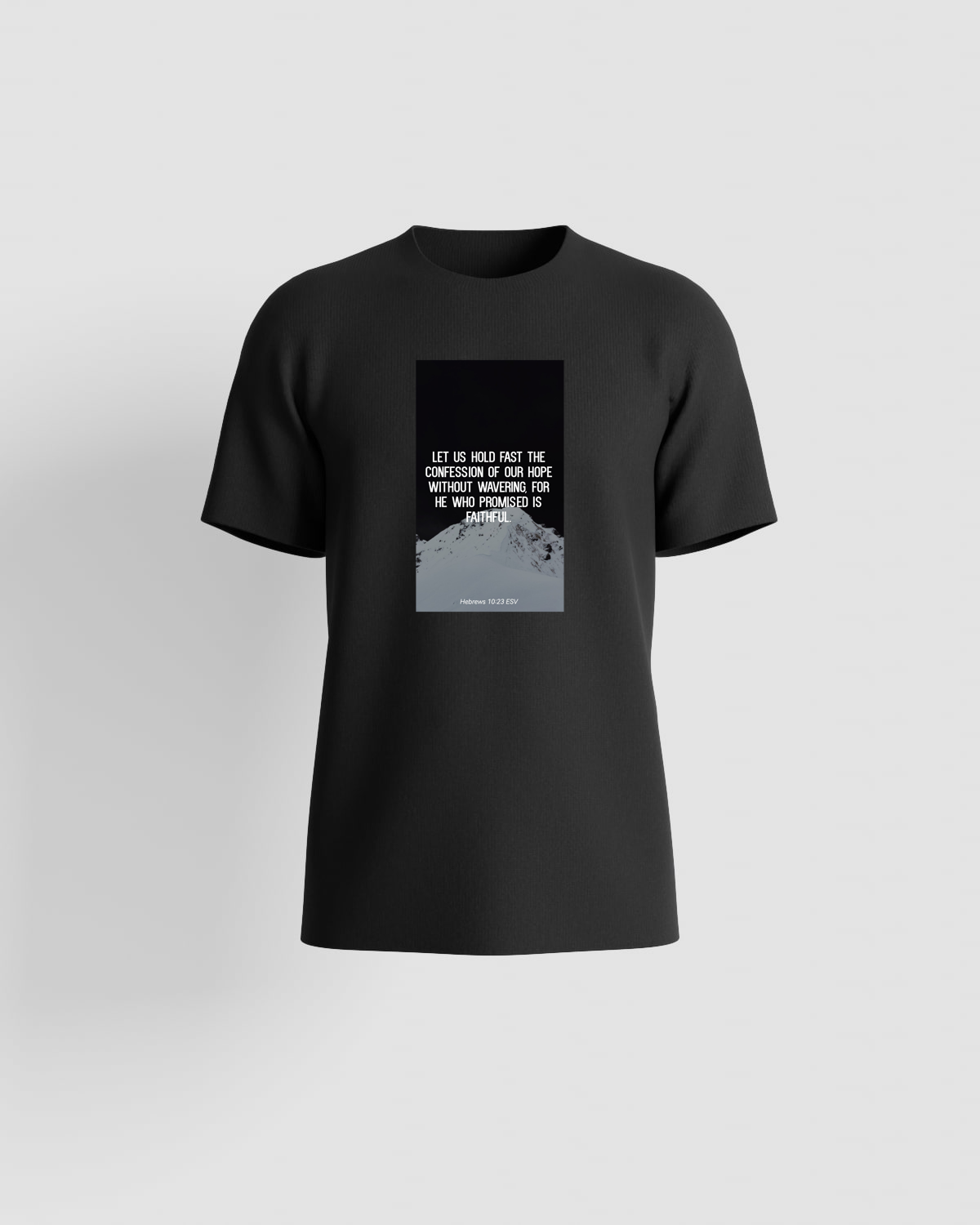 Black Eco‑Sustainable T Shirt, 100% Organic Cotton 59
