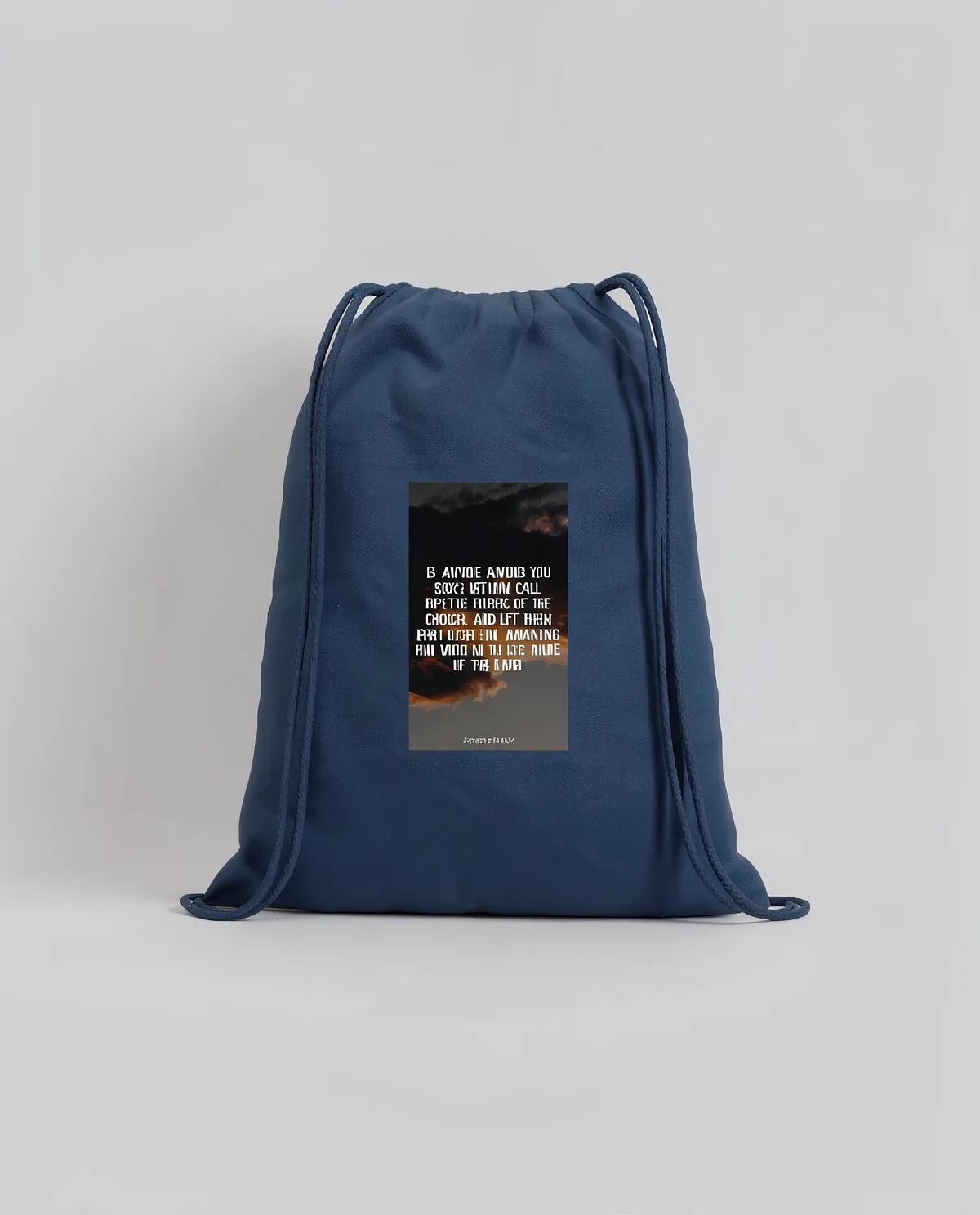 Customizable Drawstring Bag – Smooth Print Surface 0