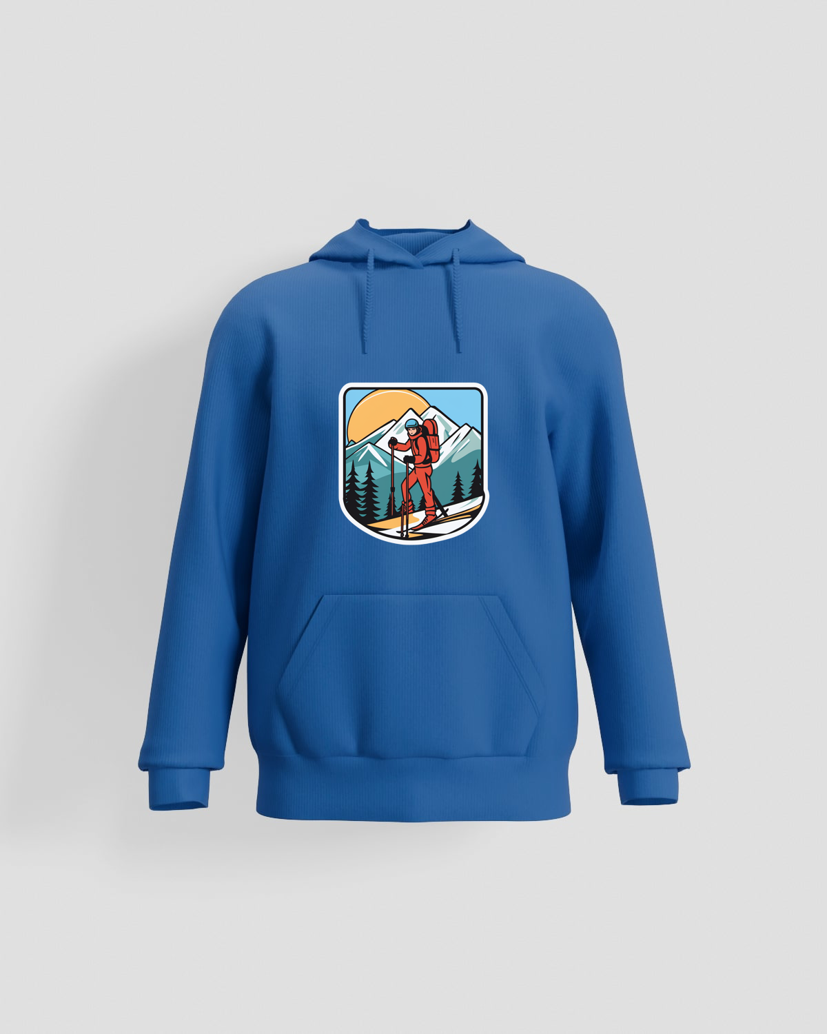 Blue Crew Neck Unisex Sweatshirt 59