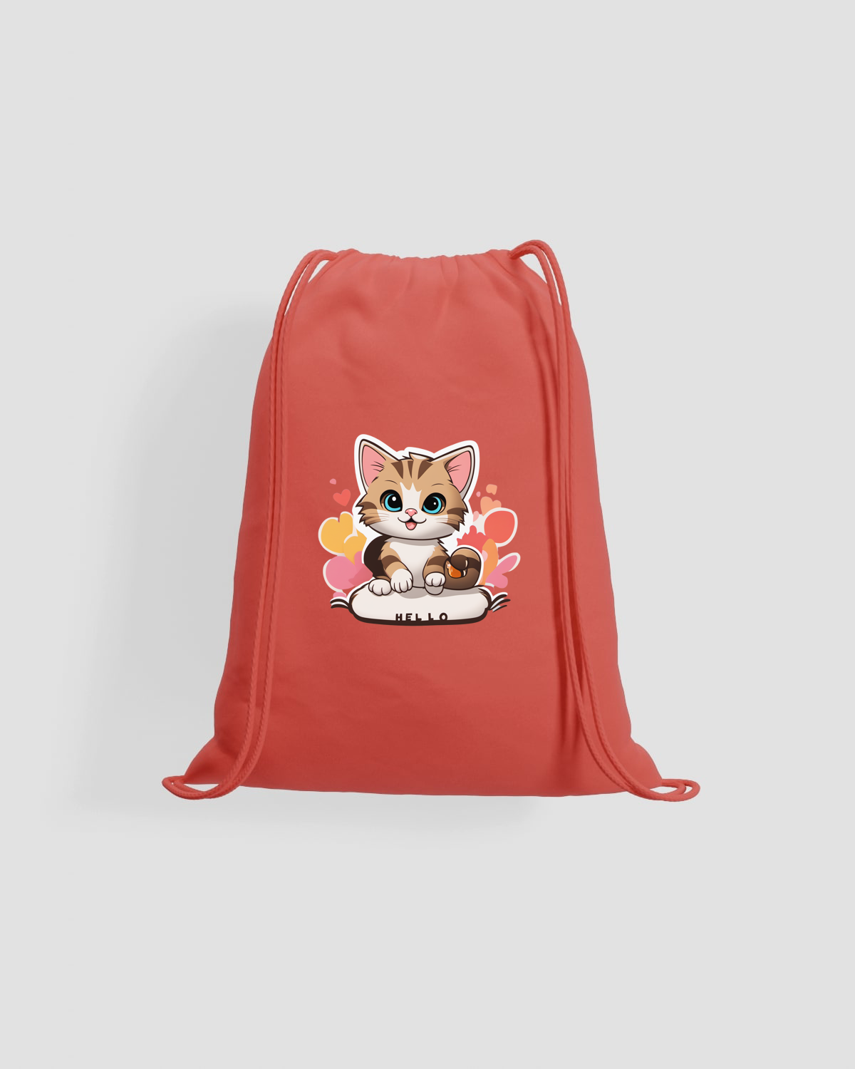 Lightweight Drawstring Bag with Smooth Print Surface 59