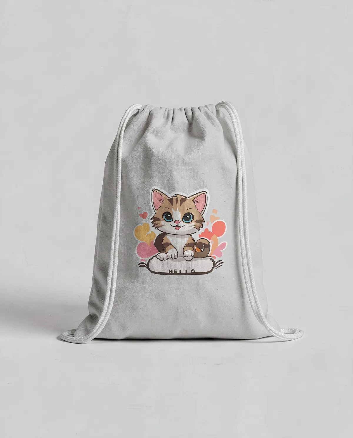 Custom Print Gym Drawstring Bag – Smooth Surface for Logos 0