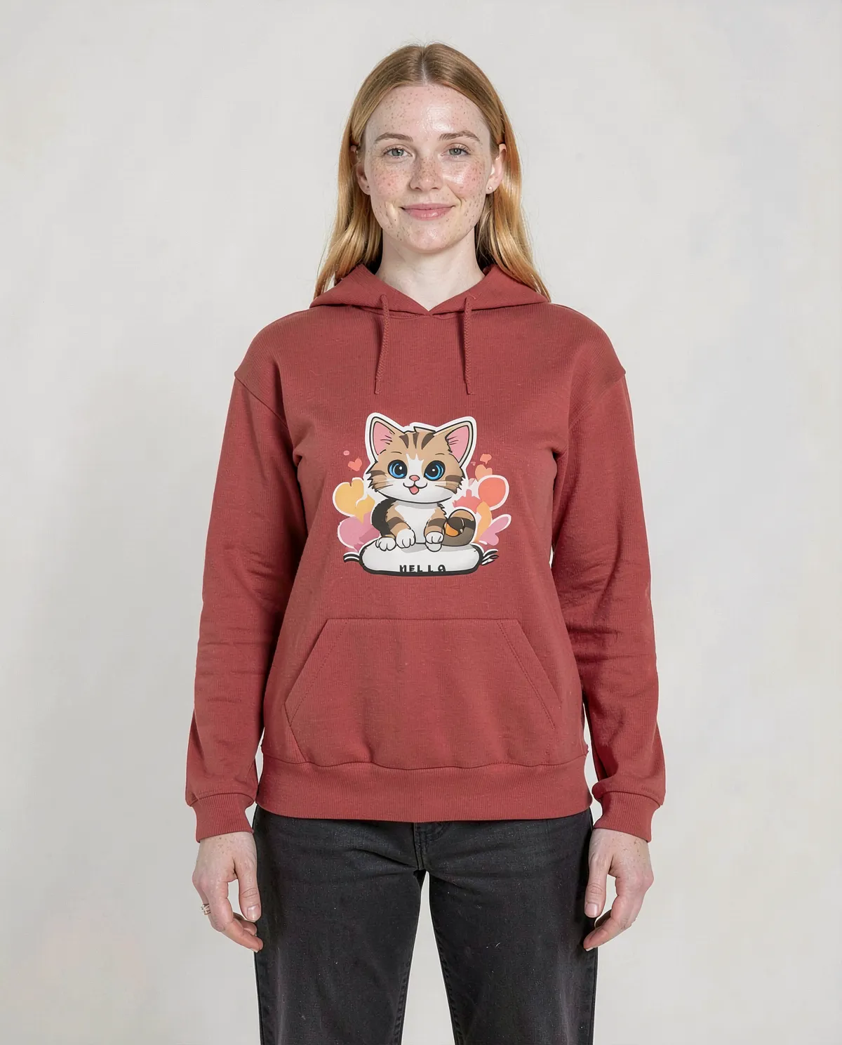 Red Unisex Sweatshirt – Soft Cotton Comfort 0