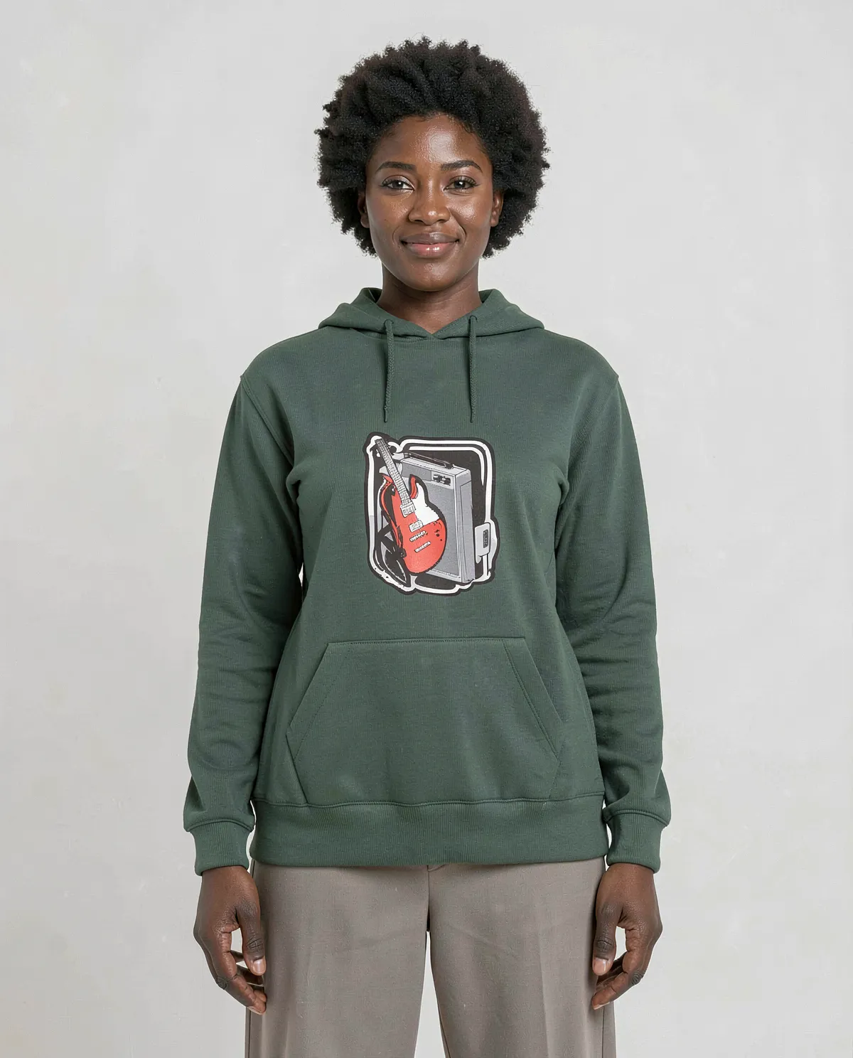 Green Unisex Sweatshirt – Eco-Friendly Cotton with Print-Ready Surface 0