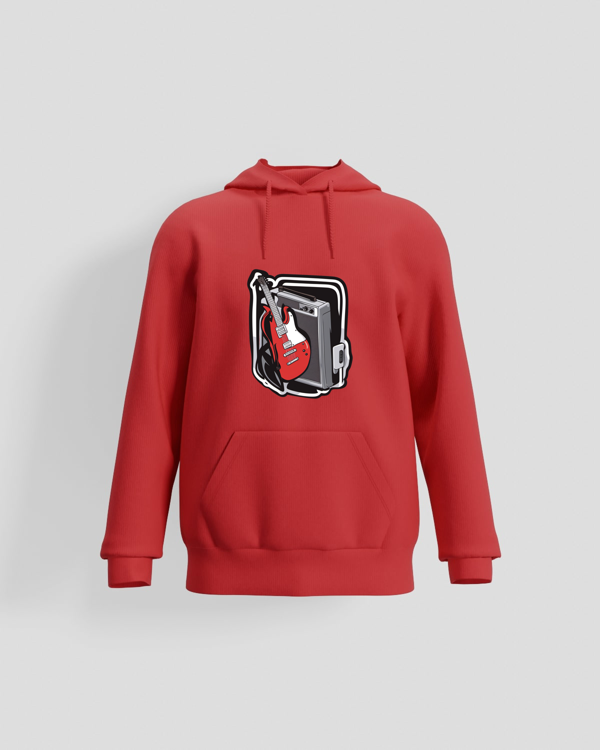 Red Premium Brushed Organic Cotton Sweatshirt 59