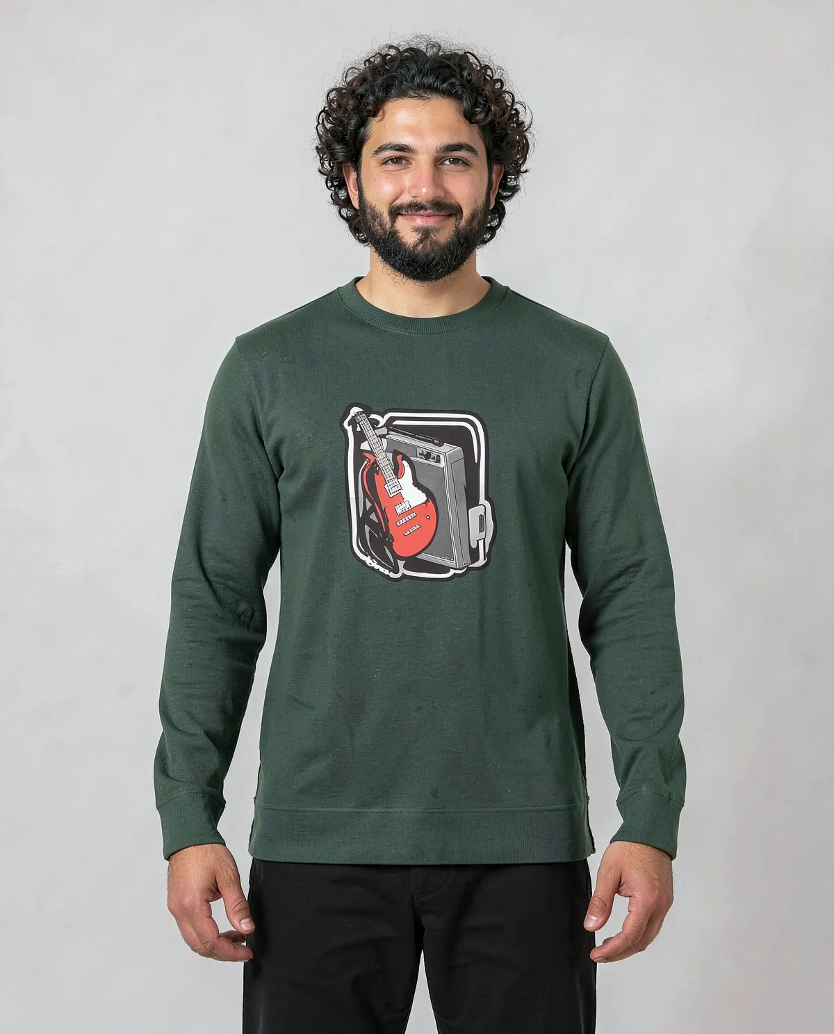 Green Unisex Sweatshirt – Organic Cotton, Soft & Eco‑Friendly 0