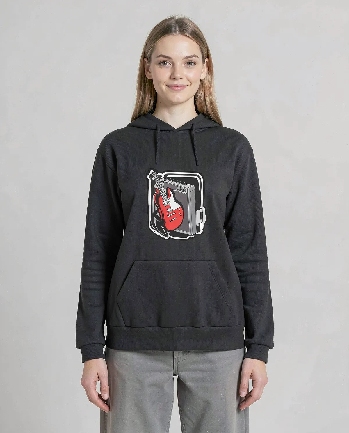 Black Unisex Short Sleeve Crew Neck Sweatshirt – Soft Comfort 0