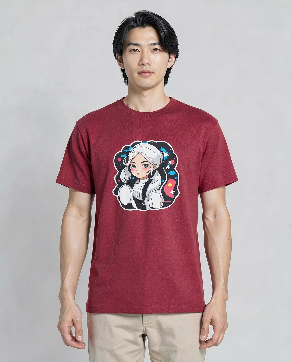Red Organic Cotton T-Shirt – Modern Fit 0