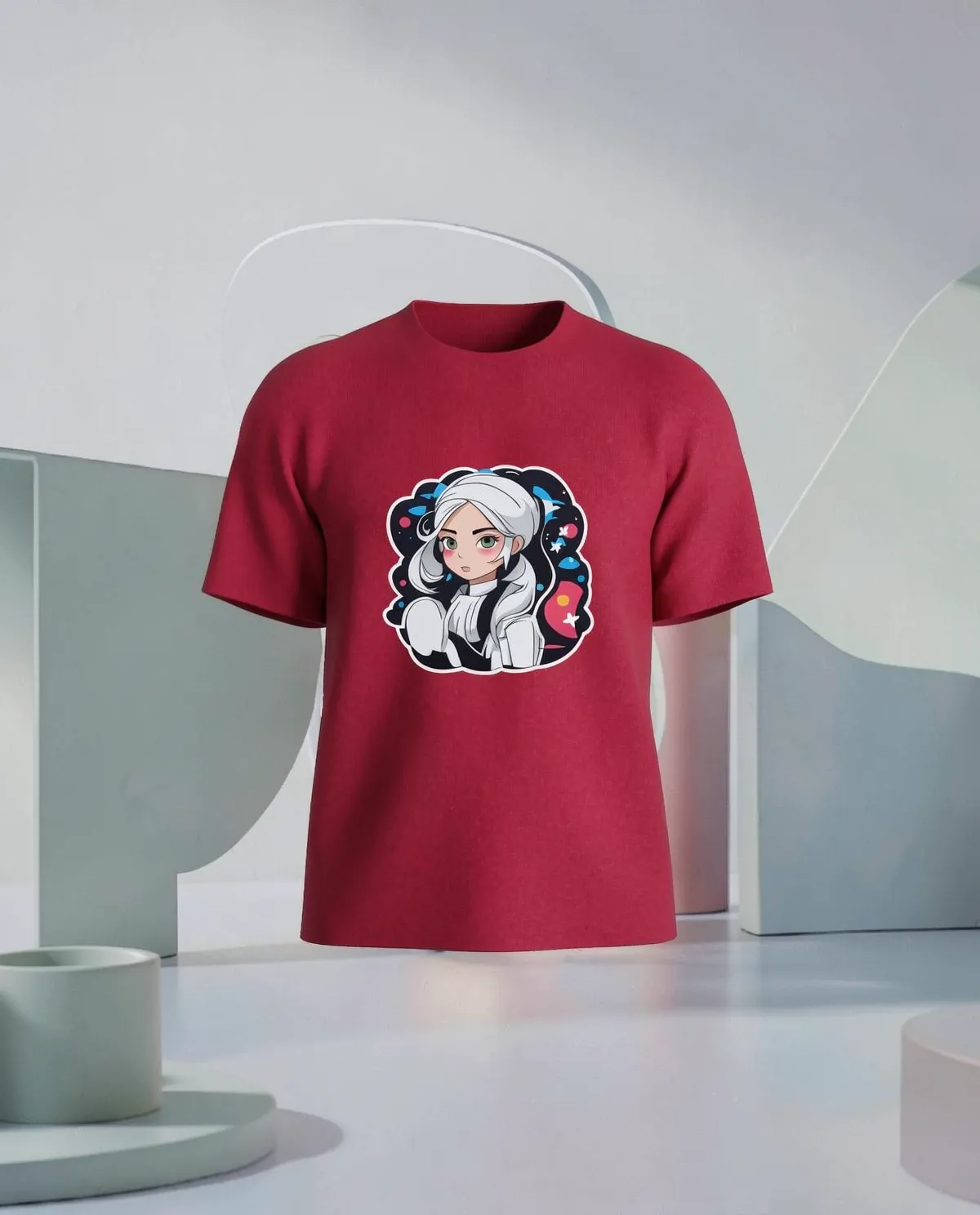 Red Organic Cotton T-Shirt – Modern Fit 59